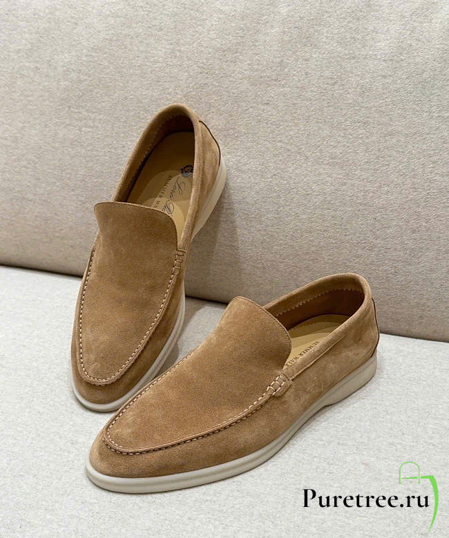 LORO PIANA | Summer Walk Loafer In Brown - 1