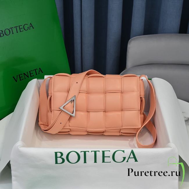 Bottega Veneta Padded Cassette Bag in Peachy - 1