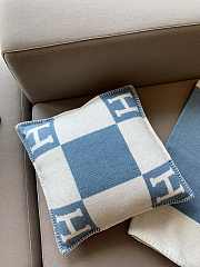 HERMES | Blanket & Pillow In Blue - 2