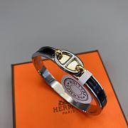 Hermès Mini Clic Chaine D'Ancre Bracelet Black - 4