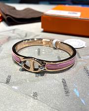 Hermès Mini Clic Chaine D'Ancre Bracelet Pink - 5