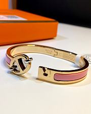 Hermès Mini Clic Chaine D'Ancre Bracelet Pink - 4
