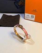 Hermès Mini Clic Chaine D'Ancre Bracelet Pink - 3