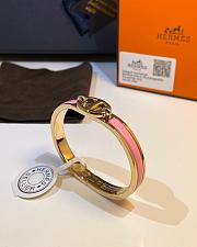 Hermès Mini Clic Chaine D'Ancre Bracelet Pink - 2