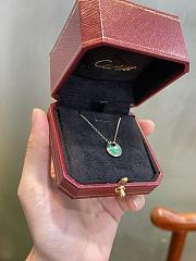 Cartier Malachite amulet necklace green - 3