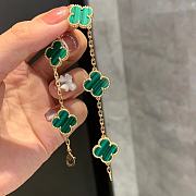 VCA Malachite five-flower bracelet green - 5