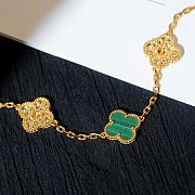 VCA malachite and diamond-embellished five-color bracelet green - 3