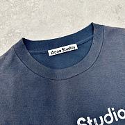 Acne Studios T-Shirt In Dark Blue - 6