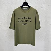 Acne Studios T-Shirt In Green - 1