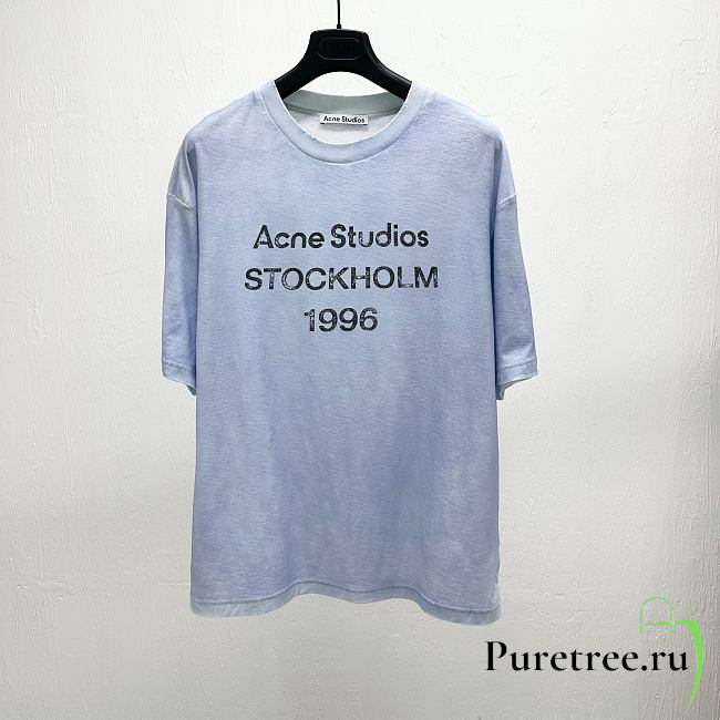 Acne Studios T-Shirt In Blue - 1