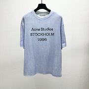 Acne Studios T-Shirt In Blue - 1
