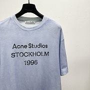 Acne Studios T-Shirt In Blue - 5