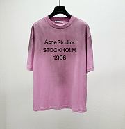 Acne Studios T-Shirt In Pink - 1