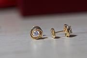 Cartier Trinity solitaire diamond stud earrings - 6