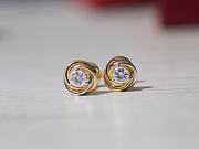 Cartier Trinity solitaire diamond stud earrings - 5