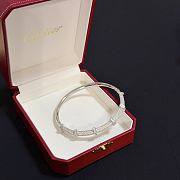 Cartier diamond bracelets silver  - 2