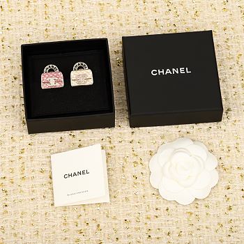 Chanel Scented Bag Brooch Earrings