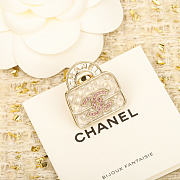 Chanel Scented Bag Brooch Earrings - 6