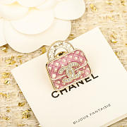 Chanel Scented Bag Brooch Earrings - 5