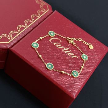 Cartier diamond bracelet in green