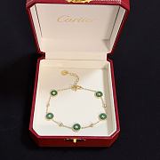 Cartier diamond bracelet in green - 4