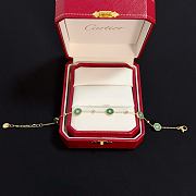 Cartier diamond bracelet in green - 2