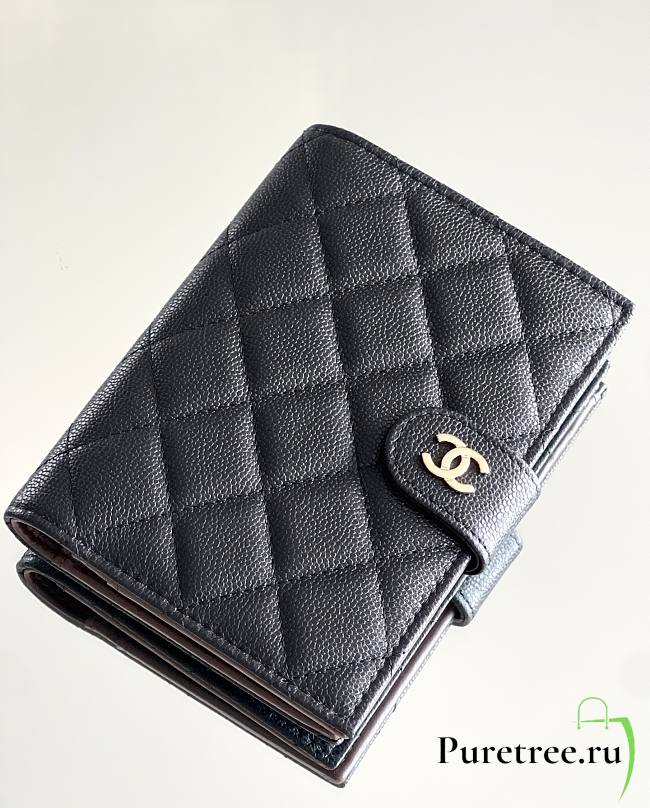 Chanel Passport Holder In Black - 1