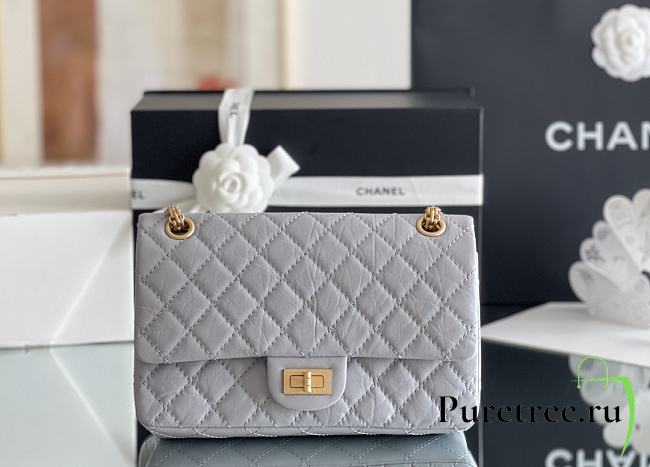 Chanel 2.25 Miss CoCo's Bag In Gold Hardware Gray - 1