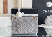 Chanel 2.25 Miss CoCo's Bag In Gold Hardware Gray - 5