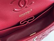 Chanel Classic Flap Bag Carviar Leather In Red Size 23 cm - 3