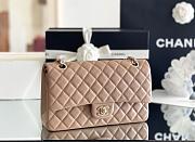 Chanel Classic Flap Bag Carviar Leather In Dark beige Size 25.5 cm - 2