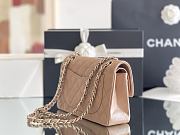 Chanel Classic Flap Bag Carviar Leather In Dark beige Size 23 cm - 5