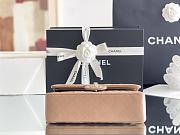 Chanel Classic Flap Bag Carviar Leather In Dark beige Size 23 cm - 3