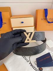 Louis Vuitton modern Taurillon leather in black 4 cm - 2