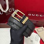 Gucci Classic Pin Buckle Belt In Black 3.5 cm - 3