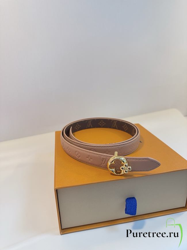 Louis Vuitton reversible LV Flowergram belt 02 - 1