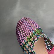 Alaia color-blocked woven shoes 01 - 6