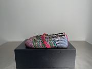 Alaia color-blocked woven shoes 01 - 5