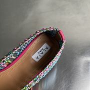 Alaia color-blocked woven shoes 01 - 4