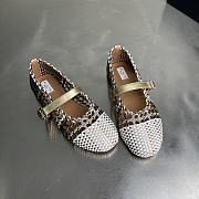 Alaia color-blocked woven shoes 02 - 1
