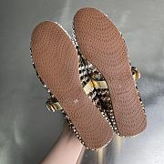 Alaia color-blocked woven shoes 02 - 6