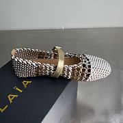 Alaia color-blocked woven shoes 02 - 2