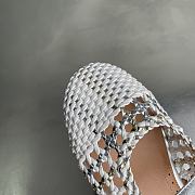 Alaia color-blocked woven shoes 03 - 6