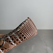 Alaia color-blocked woven shoes 04 - 5