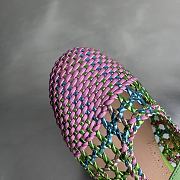 Alaia color-blocked woven shoes 05 - 5