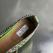Alaia color-blocked woven shoes 05 - 3