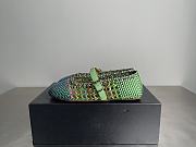 Alaia color-blocked woven shoes 06 - 5