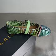 Alaia color-blocked woven shoes 06 - 3