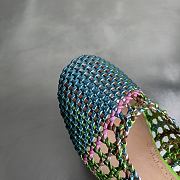 Alaia color-blocked woven shoes 06 - 2