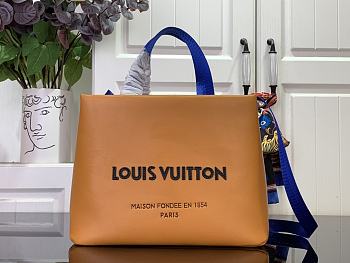 LOUIS VUITTON | Mini Shopper Tote Cowhide leather Saffron M15237